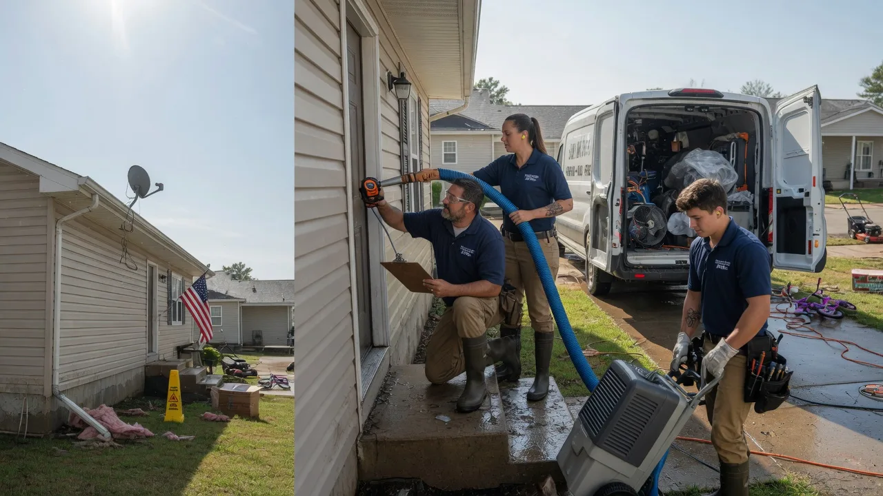 Ceiling Water Damage Restoration in Schoenchen, KS near me