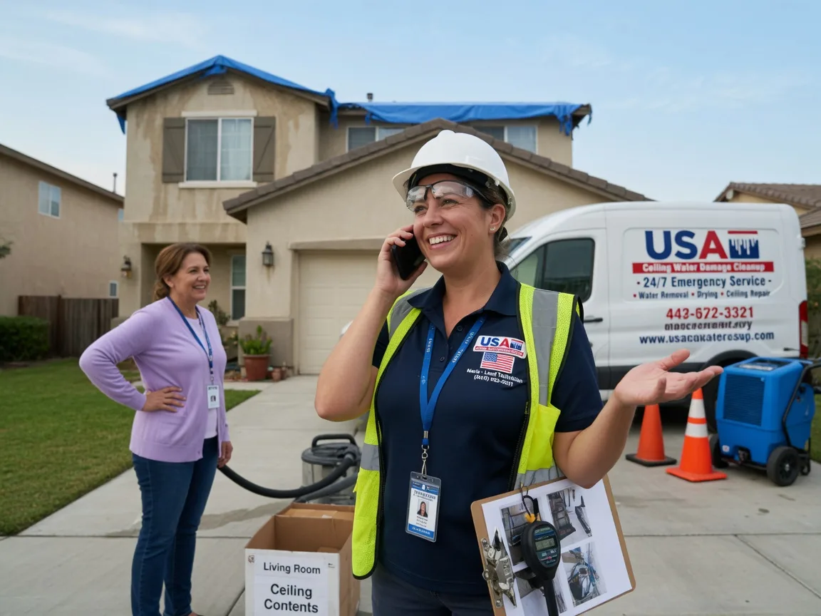 Ceiling Water Damage Restoration Schoenchen, KS FAQs